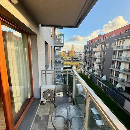 Perfect Oldtown Riverview Balcony Гданьск